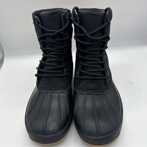 Goodfellow Cody Waterproof Winter Black Lace Up Duck Boots -- Men's Shoe Size 10